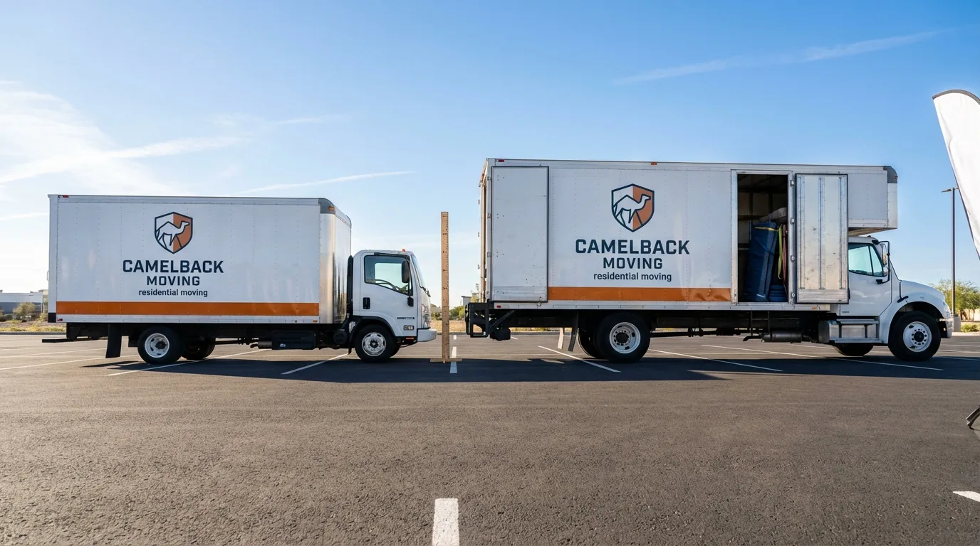 Moving truck size capacity guide in Deer Isle